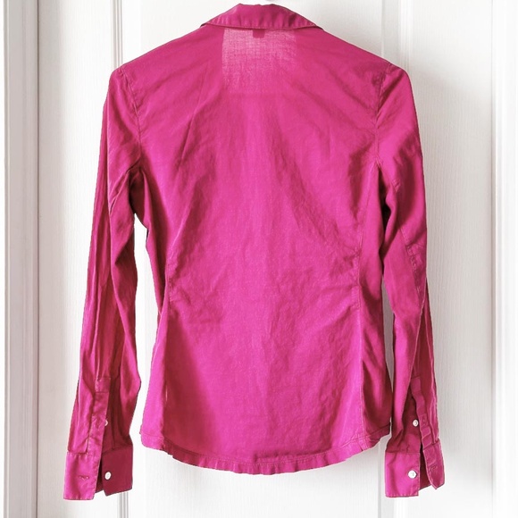 JAMES PERSE Fuchsia Button Down Shirt & Tank Top - Picture 5 of 14